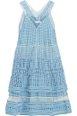 Chloé Crocheted cotton mini dress