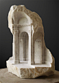 Beautiful Miniature Stone Sculptures By Matthew Simmonds : British sculptor Matthew Simmonds creates intricately detailed small-scale sculptures out of marble and stone.

"Making a play of architectural spaces on a small scale, the solid stone into w