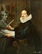 彼得·保罗·鲁本斯(Peter Paul Rubens)高清作品《Portrait of Haspar Hevarts》