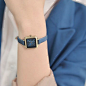 韩国代购 进口 女士 超复古方形表盘皮革表带 时尚流行 手表