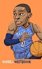 NBA漫画人物手机壁纸