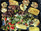 蔬菜,烤炉,牛肉,肉,盘子,玉米,格子烤肉,配方,烤的,食品