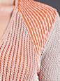 Helmut Lang - Colorblock V-neck top 5针织服饰  针织细节
