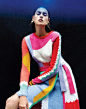 Raffaela Graspointner | Dazed...autumn winter2014 asymmmetric , textural edgy layering and knitwear in colour block contemporary mexican , ethnic , boho gypsy style...frida inspired fashion