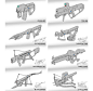 Gun sketches throwback, Dipo Muh. : Sketchy random weapons commissions work from the past. Forgot the timeline but I think a couple of years ago. I had plenty of these mostly because they're quick to do and fun to explore. They're based on the client's re