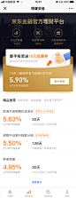 金融理财类#针对新手页面#app#UI#做了好多好多的金色设计呀#