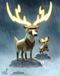 Daily Painting 1703# Thundeer, Piper Thibodeau