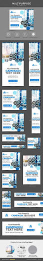 Promote your Products and services related to any niche with this great looking Banner Set.: 