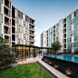泰国尚思睿BASE系列公寓住宅庭院 THE BASE Uptown – Phuket / Openbox Architects – mooool木藕设计网