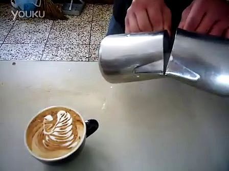 咖啡拉花视频教程-三叶，天鹅 - 视频 ...