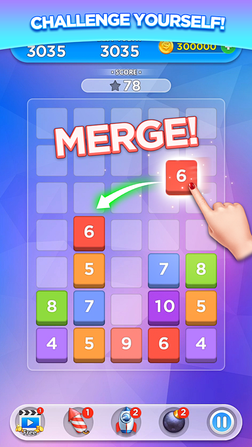 Merge Number Puzzle....