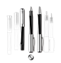 Xezo : Original Design Manufacturer case for Xezo.Roller Pen and Ballpoint Pen Design