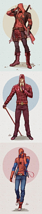 Heroes in Hoodies by .Axis. <a class="text-meta meta-tag" href="/search/?q=Deadpool ">#Deadpool #</a>Daredevil #Spiderman