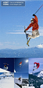 极限滑雪运动高清图片素材