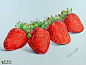 水果的彩铅画-彩铅画欣赏- dudupo.com#彩铅画#
