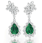 AN EMERALD AND DIAMOND NECKLACE, BY HARRY WINSTON