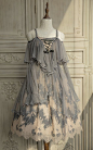 The Ninth Planet -Where The Flowers Blossom- Lolita Outlayer Dress
