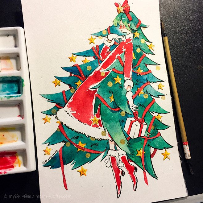 《圣诞树们》圣诞节系列2，又来-my的小...