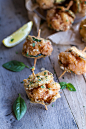 Mac and Cheese Stuffed Fried Zucchini