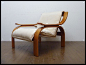 Woodline armchair by Marco Zanuso - Arflex