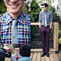 Chris N - Indochino Blueprint Madras, Cole Haan Cordovan Oxfords, Tie Bar - Was on TV Today