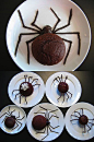 万圣节，来点蜘蛛蛋糕何如？满满的朱古力哟~~#创意#