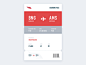 Daily UI 024 - Boarding pass