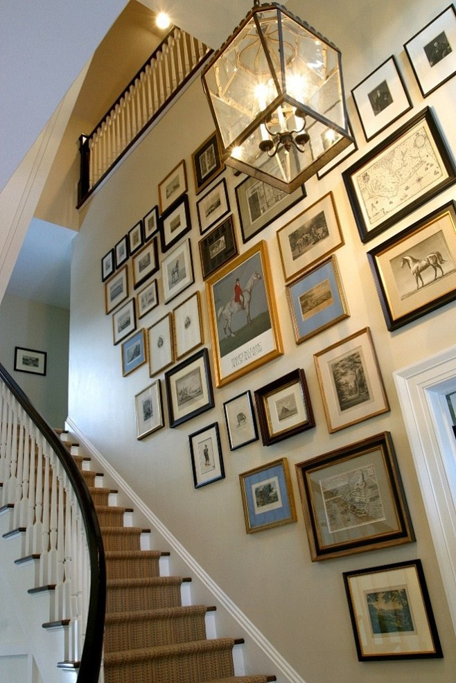 楼梯照片墙