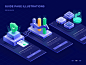 Guide Page Illustrations isometric 2.5d ui ux illustration design sketch