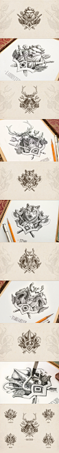 Game of Thrones - Emblems : Everybody has seen those wonderful emblems from the Game of Thrones, which belong to each house. The most powerful houses of Seven Kingdoms in our new project.