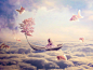 Create a Fantasy Fish Scene above the Sky : In this tutorial I’ll show you how to create a fantasy fish scene using a variety of photo manipulation techniques. You’ll learn how to combine different stock images into a cohesive scene