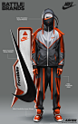 BATTLE OF THE BRANDS: SnowBoarding Category : Nike, Adidas and Under Armour SciFi Snowboarding Sports Personal Concept Art Series