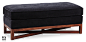 TALMD现代中式布艺床软包床尾凳柜定制家具519-11