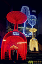 2014年上海久光百货“晶彩”圣诞户外节日灯饰布置