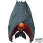 hanging Vampire Bat wall sconce: