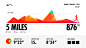 Nike+ Data Visualization & Concept UI : Visual concepts based on a user's fitness data with accompanying minimalist conceptual UI (user interface).Agency: R/GACreative Director: Cesar MarchettiArt Direction / Design: Erik  Finsrud