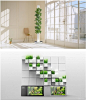 植物墙——现代生态型建筑装饰上佳选择，以其美观高雅、环保自然，兼具功能性与实用性而在欧美得到广泛认可。牛社网设计师onepercent分享植物墙设计作品，把春天搬进办公室http://tu.niushe.com/new-cat-504