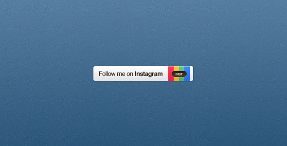 简单的Instagram的网页按钮
