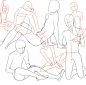 【坐姿】kelpls教大家画坐姿，不同人的坐法也体现了不同人的性格呢