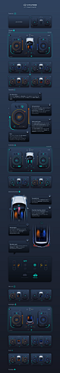 HYUNDAI HMI CLIMATE - CONCEPT : Realization of an HMI air conditioning interface for a Hyundai concept.