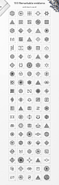 100个LOGO常用变形矢量图形更多欢迎关注:
huaban.com/tonycm
dribbble.com/tonyCM
(微信订阅号：cmdesign1611）