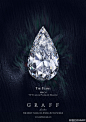 The Flame - 100克拉D色无瑕梨形美钻，切割自一颗重达169.09克拉的钻石原石，由@格拉夫GRAFF 隆重呈献。 ​​​​