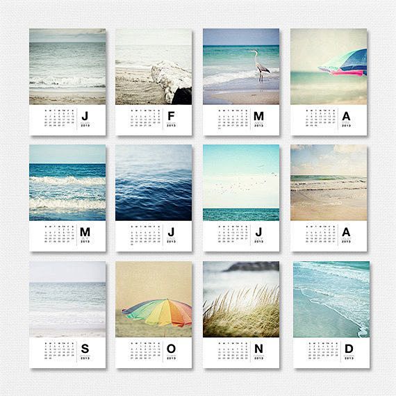 2013 Beach Calendar,...