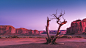 General 4426x2490 nature landscape mountains sky Oljato-Monument Valley USA dead trees