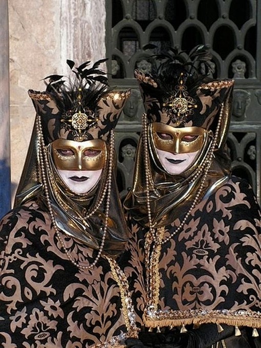 面具、威尼斯、狂欢节、欧洲、意大利