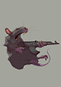 armed, El Hag Anchovy : armed rat concept