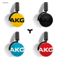 AKG Y50 / On-Ear Headphones on Behance