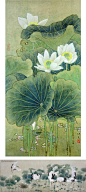 喻继高 <荷花国画微展>汉族，1932年7月生于江苏铜山。毕业南京大学艺术系。 擅工笔重彩花鸟，画风典雅秀丽，雍容豁达，富有时代气息。 1959年应邀为北京人民大会堂作《孔雀图》。.繁盛、充盈、丰实、欢乐、光彩照人、风流蕴藉、活泼天真、泱泱大度，这就是继高工笔重彩花鸟画的基调和风格。