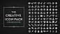 The Creative Icon Pack [Expanded Edition] by Vlad Iftimescu/Cosmontium Creative on Dribbble