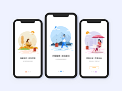 几米利采集到APP-引导页